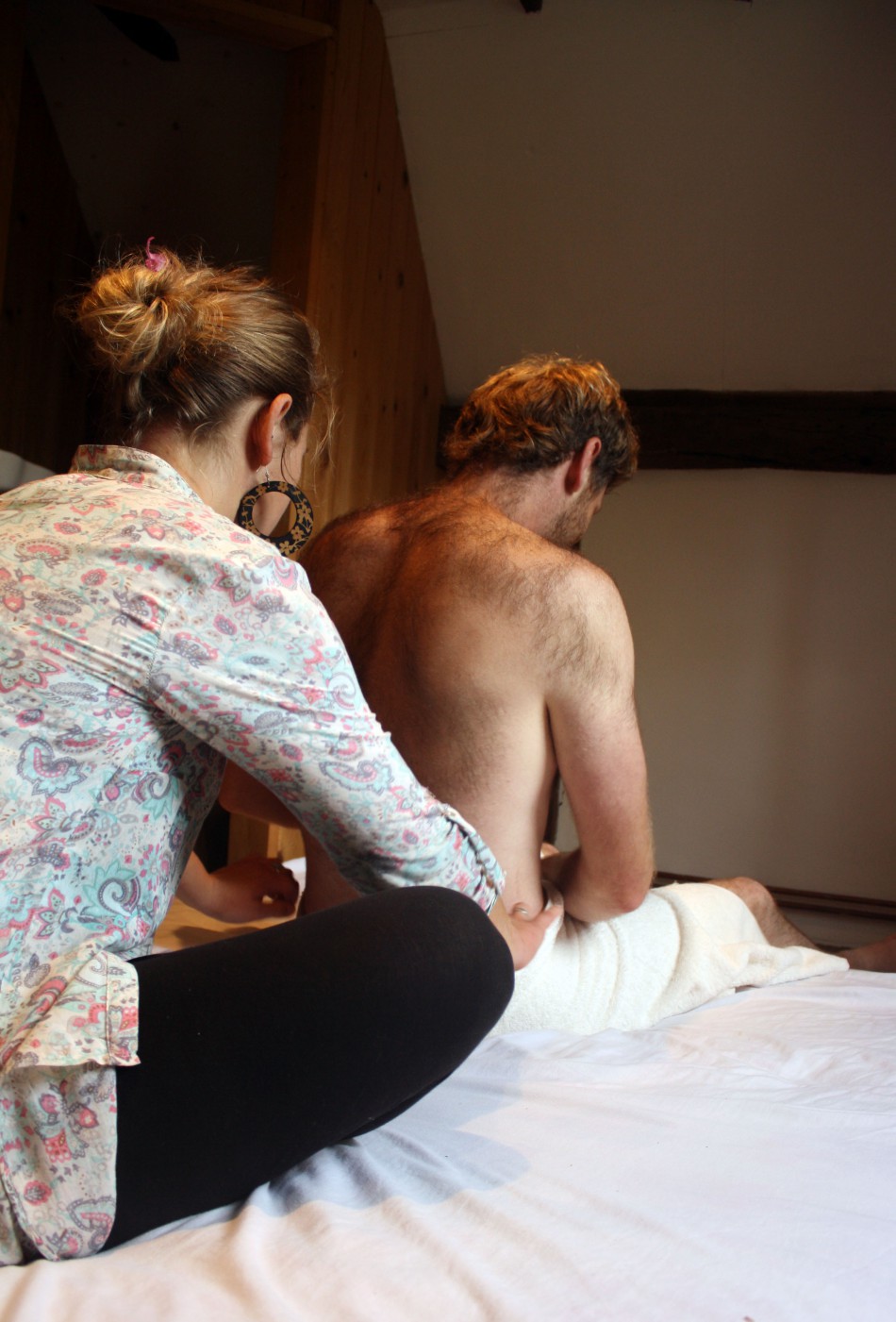 Traditional Thai Massage on Lower Back 